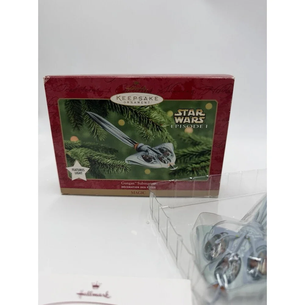 Hallmark Lucas Film Star Wars Episode 1 Gungan Submarine Ornament Magic